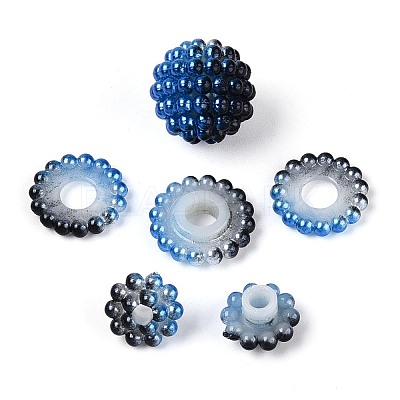 Imitation Pearl Acrylic Beads OACR-T004-15mm-01-1