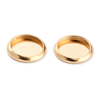 304 Stainless Steel Cabochon Settings STAS-Y001-12A-G-1