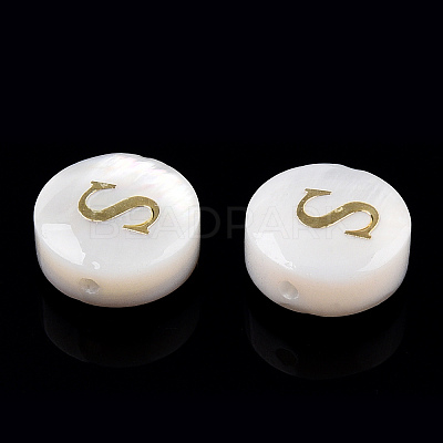 Natural Freshwater Shell Beads SHEL-N036-01S-1