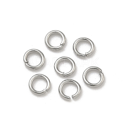 Tarnish Resistant 304 Stainless Steel Open Jump Rings STAS-Q186-02-3.5x0.7mm-1