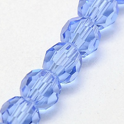 Glass Beads Strands EGLA-J042-6mm-05-1