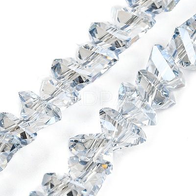 Electroplate Transparent Glass Beads Strands X1-EGLA-P052-02A-PL01-1