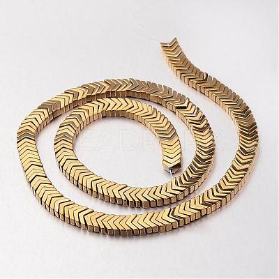 Electroplate Non-magnetic Synthetic Hematite Bead Strands G-F300-19-03-1