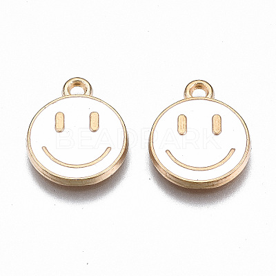 Alloy Enamel Charms X-ENAM-S121-165G-RS-1