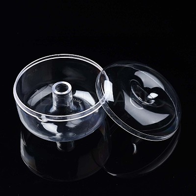 Flat Round Polystyrene Bead Storage Container CON-S043-053-1