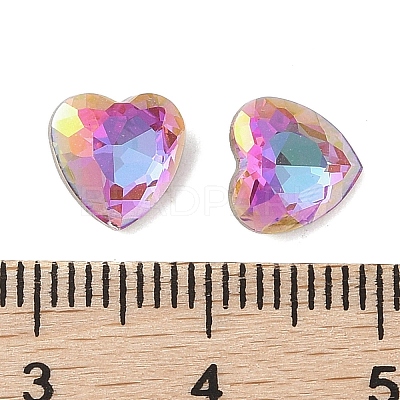 Glass Rhinestone Cabochons RGLA-L029-08B-HELA-1