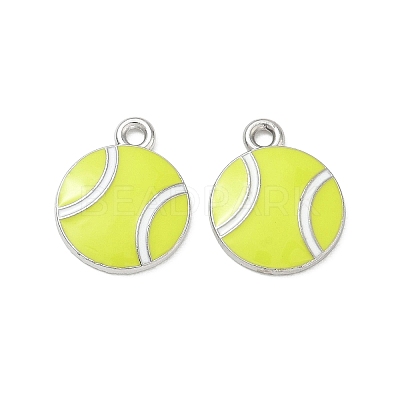 Tennis Alloy Enamel Pendants AL-CBA292F-02A-P-1