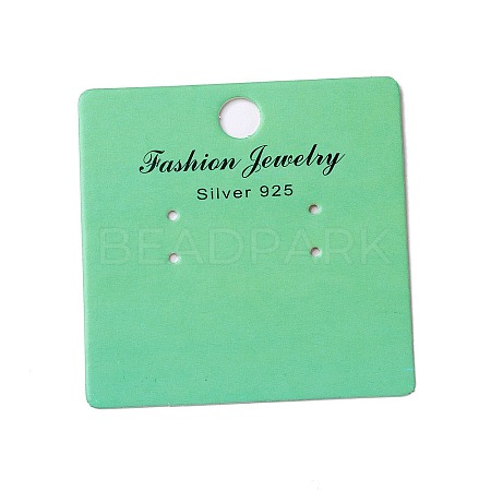 Paper Jewelry Earring Display Cards CDIS-F005-07-1