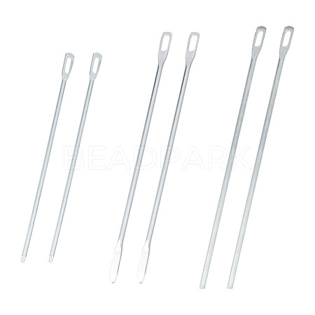 6Pcs 3 Styles Nickel Galvanizing Quick & Easy Drawstring Threader Tool TOOL-DC0001-09-1
