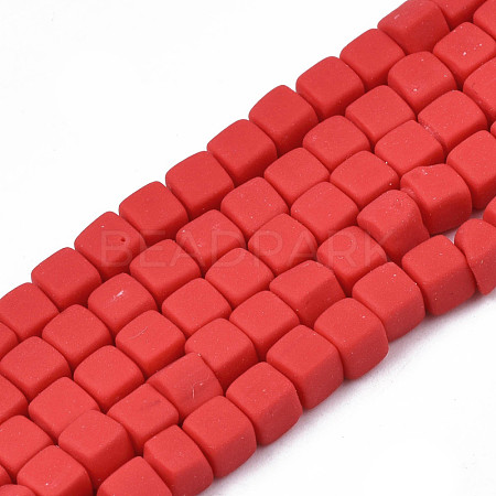 Handmade Polymer Clay Beads Strands CLAY-N008-061-06-1
