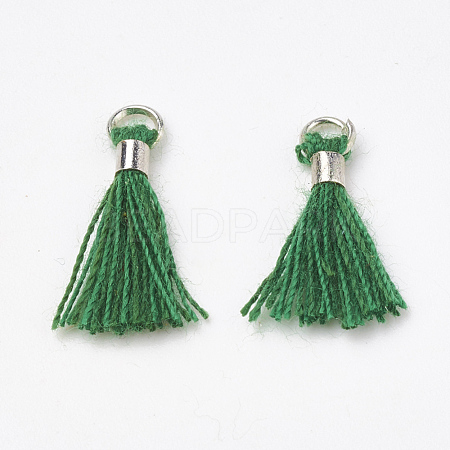 Polycotton(Polyester Cotton) Tassel Pendant Decorations FIND-S275-09P-1