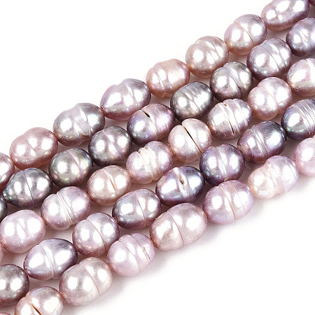 Natural Cultured Freshwater Pearl Beads Strands PEAR-N012-05Y-02-1