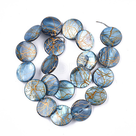 Freshwater Shell Beads Strands SHEL-S274-62A-1