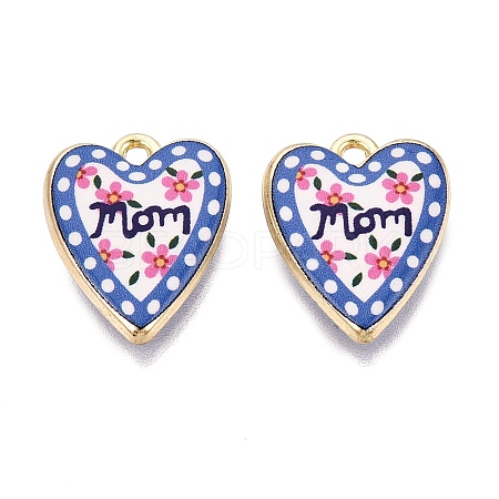 Printed Alloy Pendants PALLOY-SZC0008-14C-1