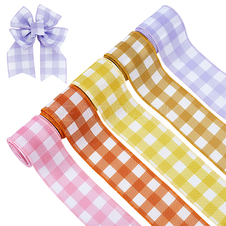 5Rolls 5 Colors Linen Ribbon OCOR-PH0006-73-1