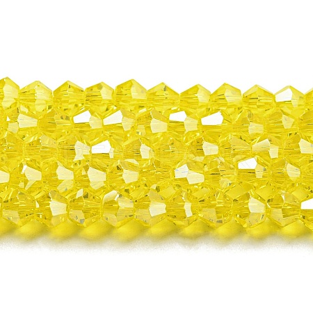 Transparent Electroplate Glass Beads Strands EGLA-A039-T3mm-A21-1