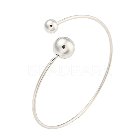 Non-Tarnish 304 Stainless Steel Cuff Bangles BJEW-P331-15P-1