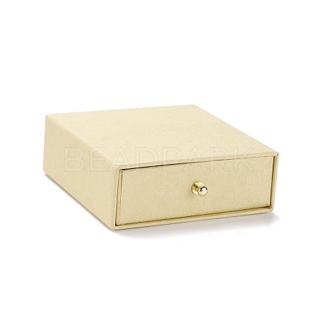 Square Paper Drawer Jewelry Set Box CON-C011-03B-06-1