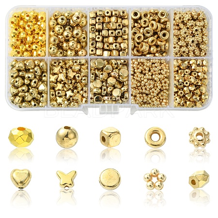 885Pcs 10 Styles CCB Plastic Beads CCB-FS0001-13-1