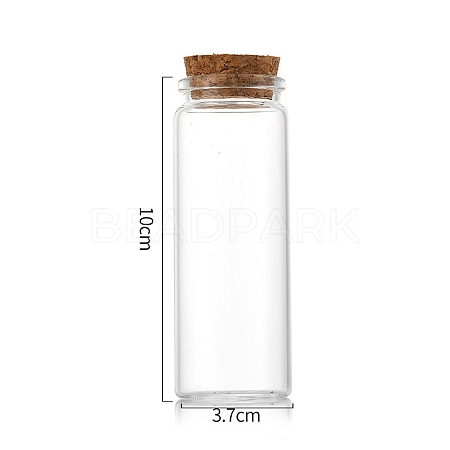 Glass Bottle CON-WH0085-72G-1
