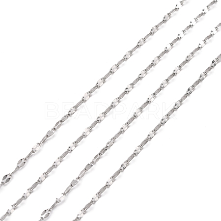 Tarnish Resistant 304 Stainless Steel Cable Chains CHS-K001-80-1