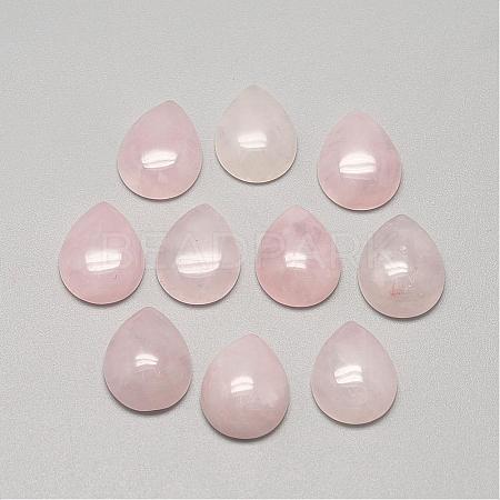 Natural Rose Quartz Cabochons G-R417-13x18-48-1