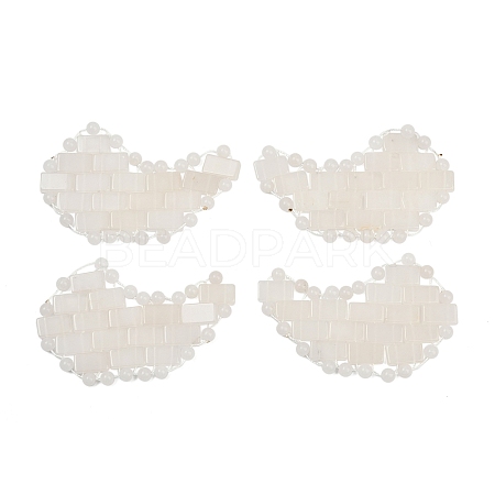 Natural White Jade Eye Patches G-D301-A04-1