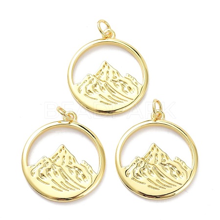 Brass Pendants KK-L188-31G-1
