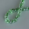 Luminous Handmade Silver Foil Glass Beads Strands FOIL-N029-02B-06-2