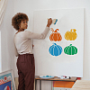 4Pcs 4 Styles PET Hollow Out Drawing Painting Stencils DIY-WH0394-0346-7