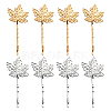 8Pcs 2 Colors Iron & Alloy Hair Bobby Pins PHAR-HY0001-13-1