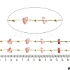 Handmade Nuggets Glass Beaded Chains CHC-F020-07G-02-2