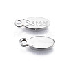 Non-Tarnish 201 Stainless Steel Charms STAS-N095-029-3