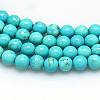 Natural Magnesite Beads Strands TURQ-P027-69-4mm-1