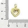 Brass Micro Pave Colorful Cubic Zirconia Pendants KK-H475-14G-05-3