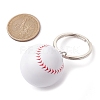 ABS Plastic Sports Ball Theme Pendants Keychains KEYC-JKC00659-05-3