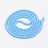 Painted Glass Bead Strands DGLA-S072-8mm-26-3