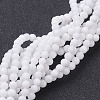 Natural White Jade Beads Strands GSR4mmC067-4