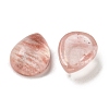 Cherry Quartz Glass Cabochons G-Q173-02C-22-2