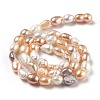 Natural Cultured Freshwater Pearl Beads Strands PEAR-L033-31G-3