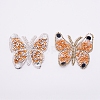 Butterfly Rhinestone Patches DIY-WH0175-14B-1