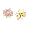 Brass Enamel Pendants KK-B171-01G-2