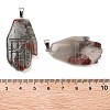 Natural African Bloodstone Carved Pendants G-K369-01P-08-3