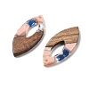 Resin and Walnut Pendants FIND-R051-12F-2
