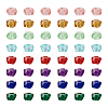  90pcs 6 colors Transparent Resin Beads RESI-TA0001-58-9