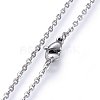 304 Stainless Steel Pendant Necklaces NJEW-H494-02M-4