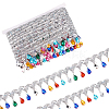 Polyester Tassel Lace Ribbon OCOR-WH0079-75C-1