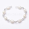 Pearl Handmade Beaded Chains AJEW-JB00254-1