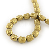Electroplated Non-magnetic Synthetic Hematite Beads Strands X-G-R259-47G-2