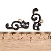 Alloy Enamel Pendants ENAM-K082-01B-KCG-3